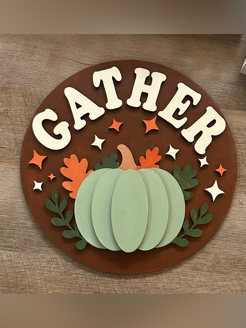 12” wooden wall or door hanger